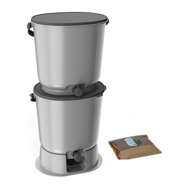 Imagen de Bokashi Cubo doble de compostaje 15,3 L en OfertitasTOP