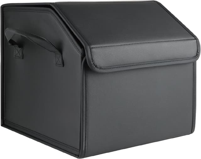 Detalle de ENERFERO faltbarer Kofferraum-Organizer aus PU – wasserdicht, rutschfeste Standfläche, vielseitige Aufbewahrungsbox