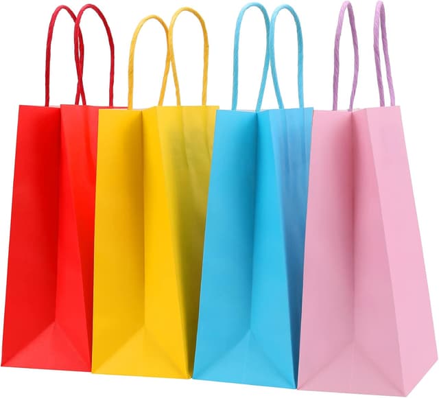 Thumbnail 2 de Kraft Paper Party Bags 30-Pack with Handles