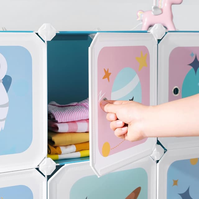 Detalle 1 de SONGMICS Scaffale 15 cubi per bambini