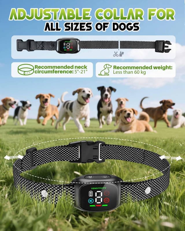 Thumbnail 4 de Anti Bark Collar 8 Sensitivities