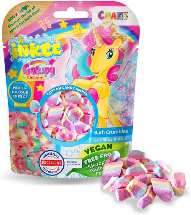 Detalle 2 de Unicorn bath crystals 6 x 100g