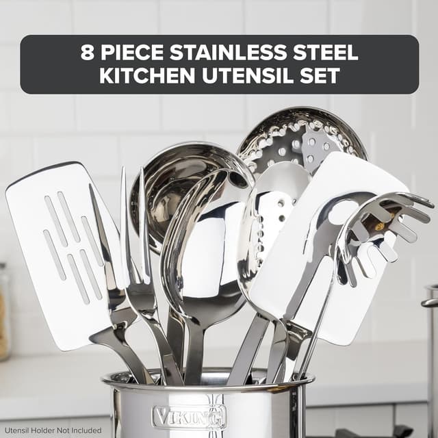 Thumbnail 1 de Viking Kitchen Utensils Set 8-Piece stainless steel