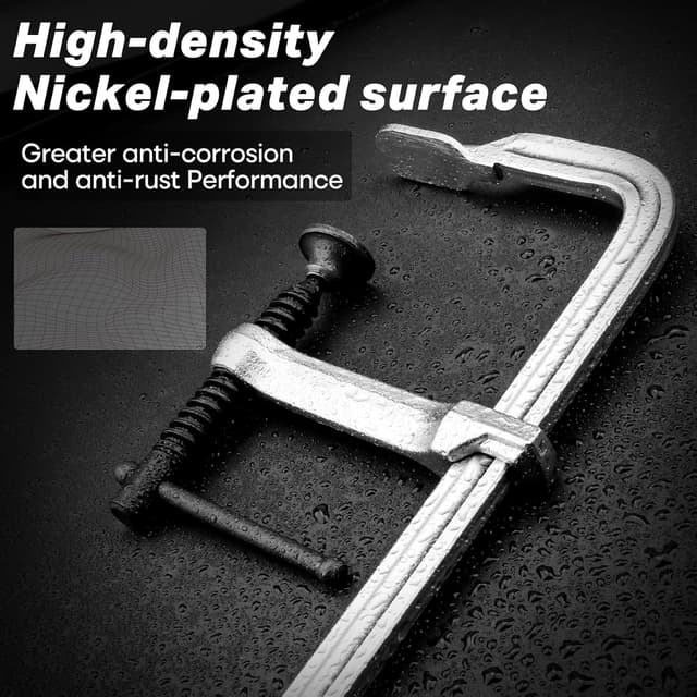 Thumbnail 4 de SHALL 12-Inch Bar Clamp set 450 lbs load limit 🛠