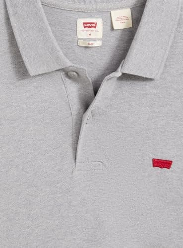 Thumbnail 3 de Levi's Housemark Polo Grey Heather para Hombre, XXL