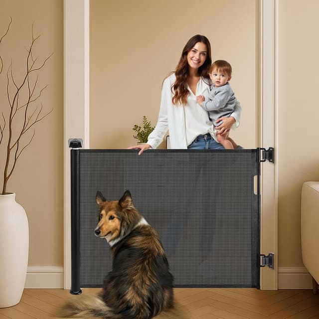 Imagen de Retractable Safety Gate 150 cm extra-wide for stairs ๐ช en OfertitasTOP