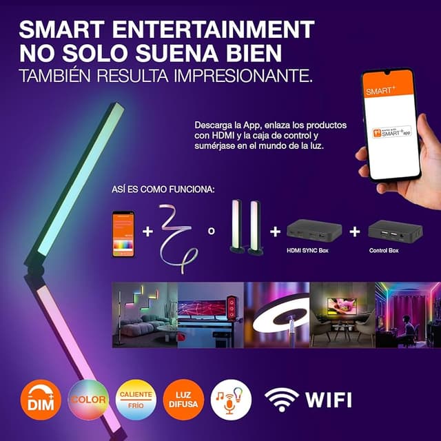 Thumbnail 5 de OSRAM Rinconera pie SMART+ WIFI LED 8 W, 540 lm