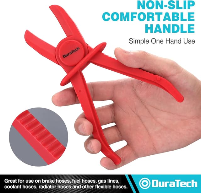 Detalle de DURATECH Pinces à durite 6 pièces : colliers de serrage pour tuyaux flexibles (3 tailles)