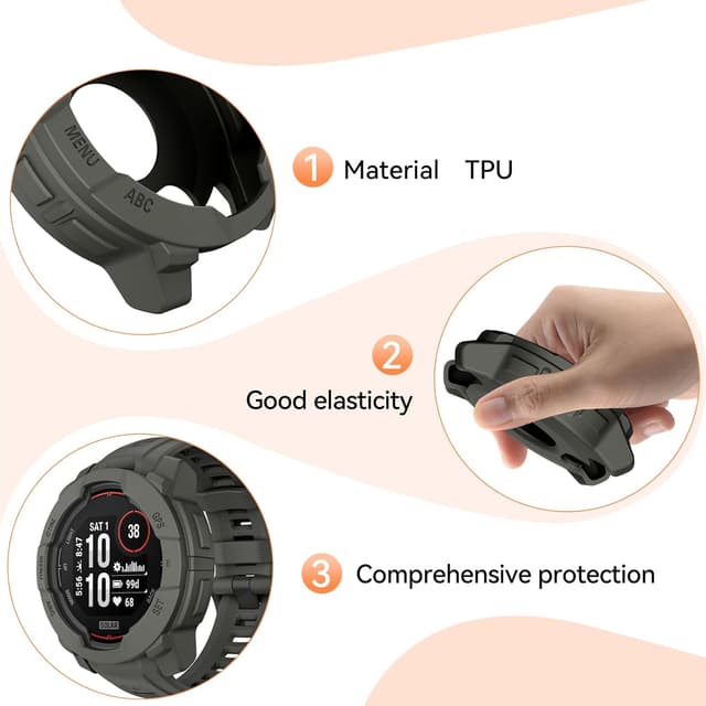 Detalle 1 de Overstep Instinct 3 45mm TPU case cover