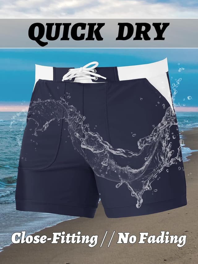 Thumbnail 3 de KEFITEVD YK016 Quick Dry Swimming Shorts