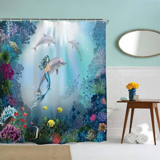 Detalle de Delfin Duschvorhang 180 x 200 cm