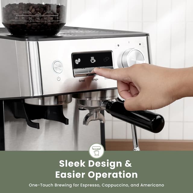 Thumbnail 6 de Gevi 20 Bar Espresso Machine with Grinder