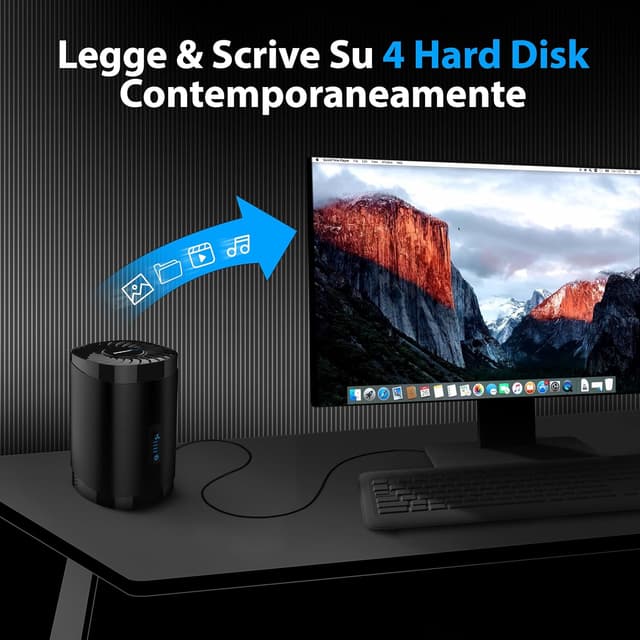 Thumbnail 1 de SABRENT DS-4SSD docking station SSD 4 slot