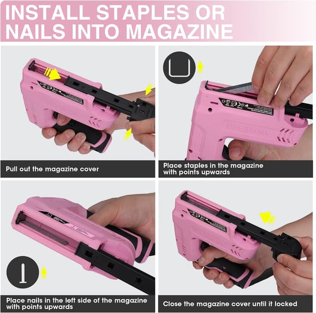 Detalle de WORKPRO Agrafeuse sans fil 3,6 V