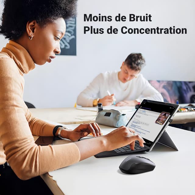 Detalle de UGREEN Souris sans fil ergonomique 2,4 GHz