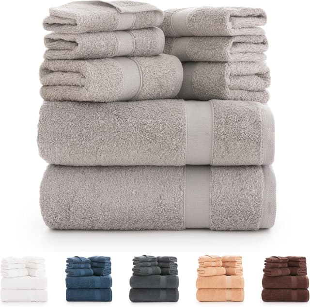 Thumbnail 6 de Todocama Juego 8 Toallas Baño Algodón 550gsm