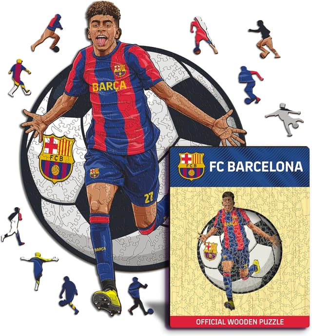 Thumbnail 6 de Iconic Puzzles Barcellona Ter Stegen, puzzle di legno 100% sostenibile (taglia M, 270 pezzi)