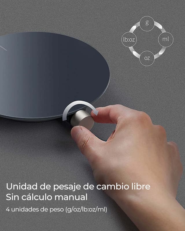 Thumbnail 6 de HOTO Báscula Digital Inteligente para Cocina, Precisión 0,1 g🧪