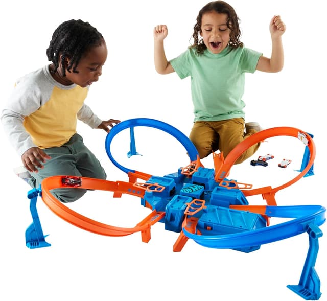 Imagen de Hot Wheels Criss-Cross Crash Track en OfertitasTOP