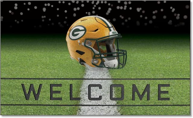 Thumbnail 6 de FANMATS NFL Unisex-Adult Contemporary 3D Molded Welcome Stripe Rubber Mat