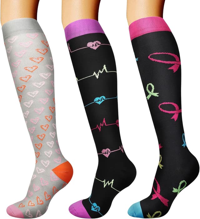 Detalle de DRESHOW Kompressionssocken für Sport mit Komfort