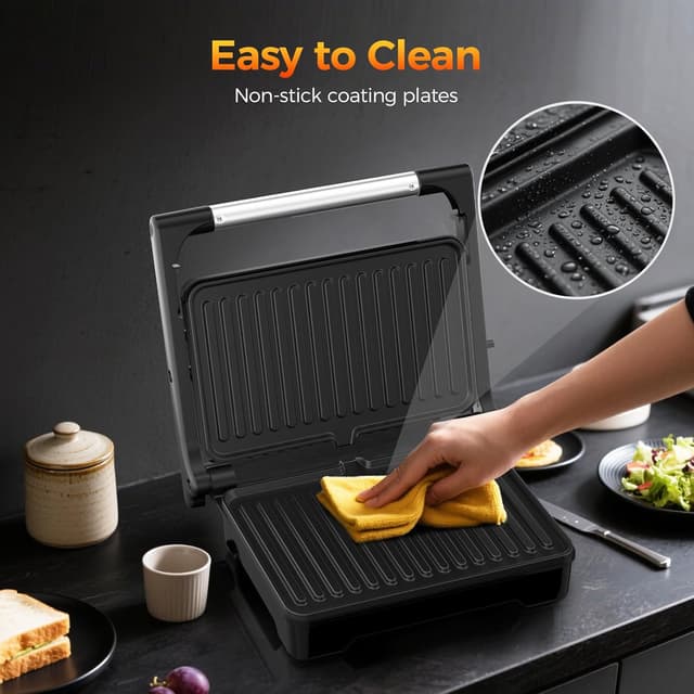 Detalle 2 de YASHE Sandwich Toaster 1500W panini press
