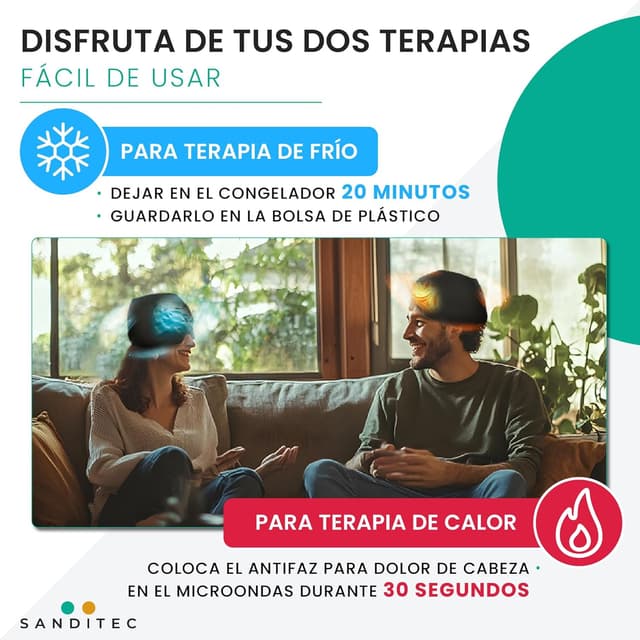 Thumbnail 5 de Gorro migraña alivio inmediato