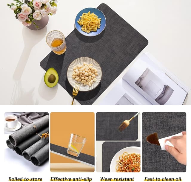 Thumbnail 3 de Purejoy Placemats and Coasters 43×30 cm set of 6 🍽