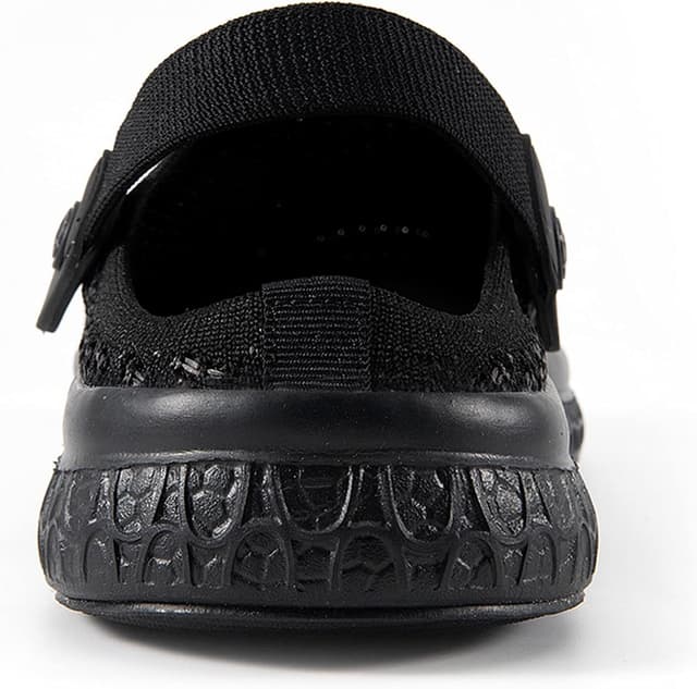 Detalle de Clogs Hausschuhe Herren Damen – atmungsaktive Pantoletten/Gartenschuhe mit rutschfester Sohle