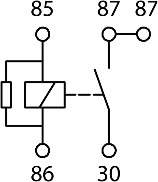 Detalle de BOSCH 0 986 AH0 204 Relè senza supporto fino a 75 A