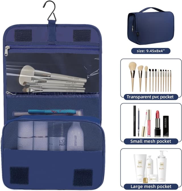 Detalle de BAGAIL 10er-Set Packwürfel in verschiedenen Größen (Marineblau) – Packorganizer für Reise & Handgepäck