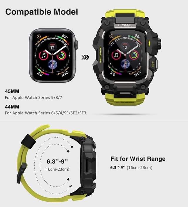 Detalle 2 de ULTIMAL Rugged Case 45mm shockproof strap