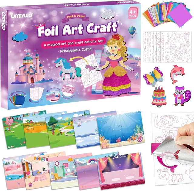 Detalle de URMYWO Folienspaß Kinder 3-10 DIY-Bastelset