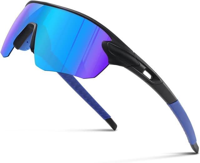 Detalle 2 de Polarised Cycling Glasses Sports Sunglasses for Men & Women (Wrap-Around Bike / MTB / Ski / Racing)