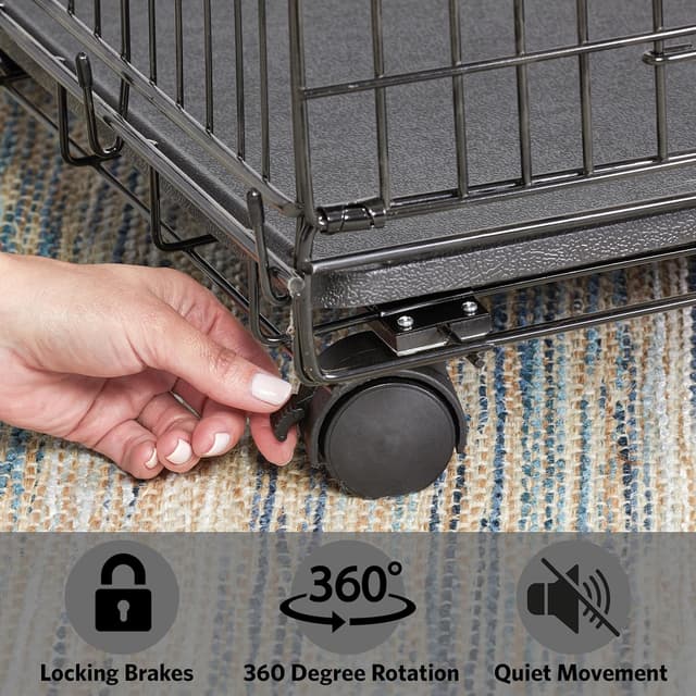 Detalle de MidWest Homes for Pets Lot de 2 roulettes universelles 44 🐾