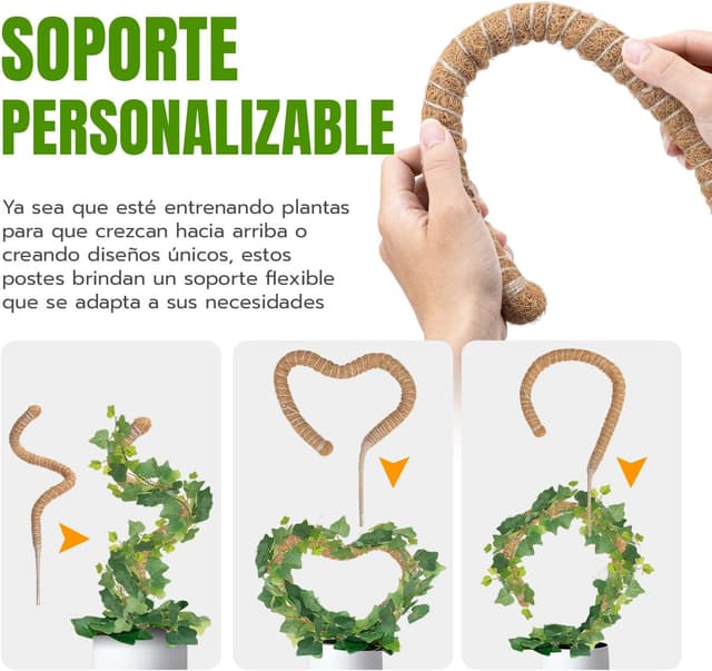 Thumbnail 5 de Wigearss Tutor de Coco 70 cm para plantas trepadoras