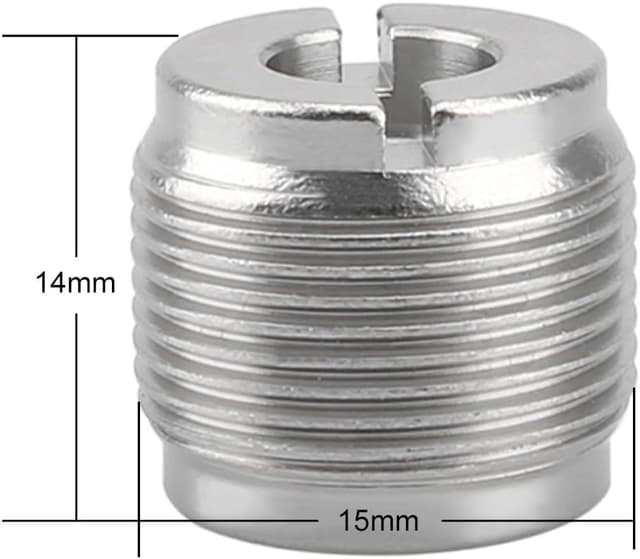 Detalle de NICEYRIG Screw Adapter: 1/4" Female to 5/8" Male for Mic Stand & Tripod (2-pack)