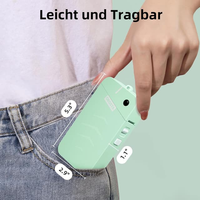 Detalle de ORGSTA S001 Etikettendrucker 2000 mAh 🖨