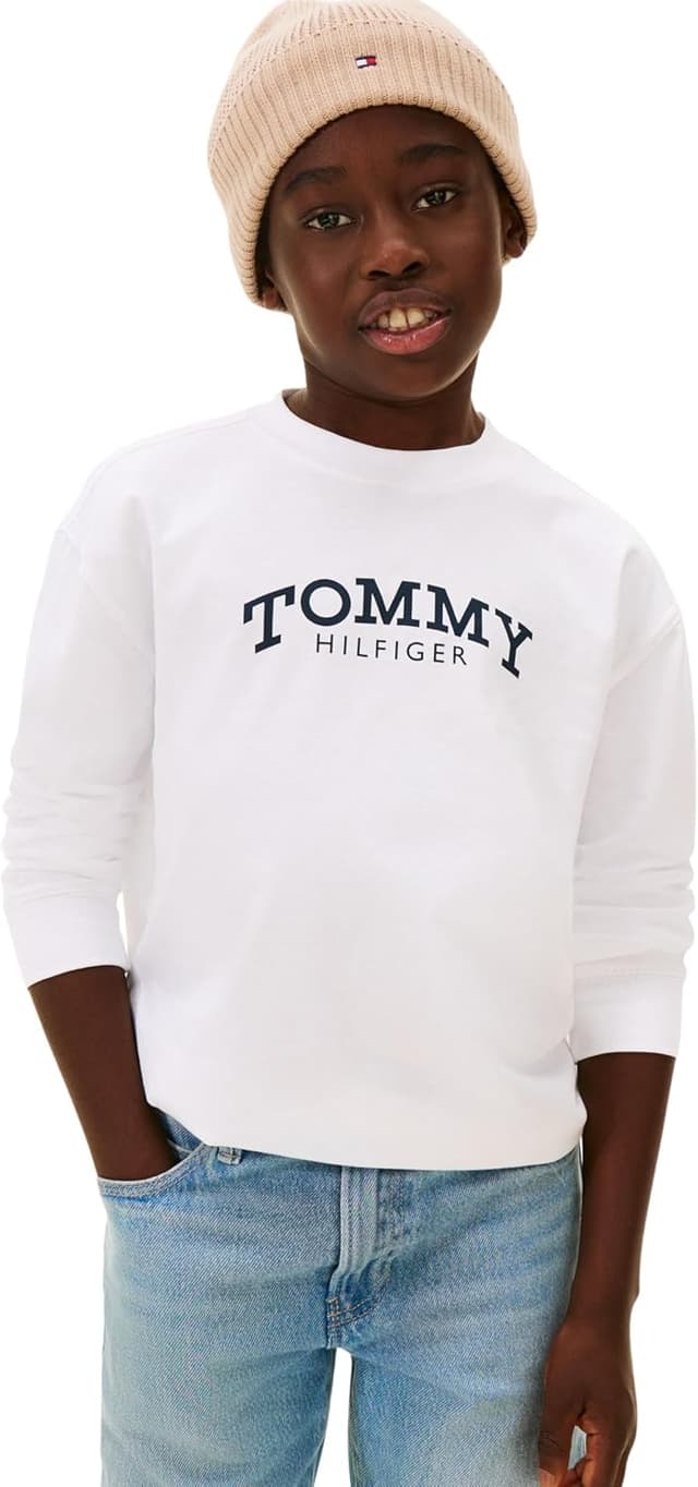 Thumbnail 6 de T-shirt manches longues Tommy Hilfiger Monotype Print en coton régénératif – garçon