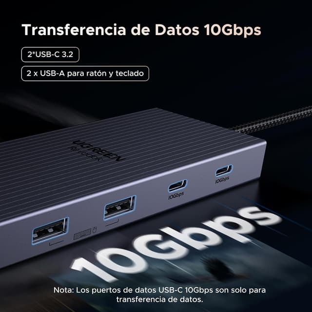 Thumbnail 4 de UGREEN Revodok Pro 3121 Hub USB-C 12-en-1 🚀