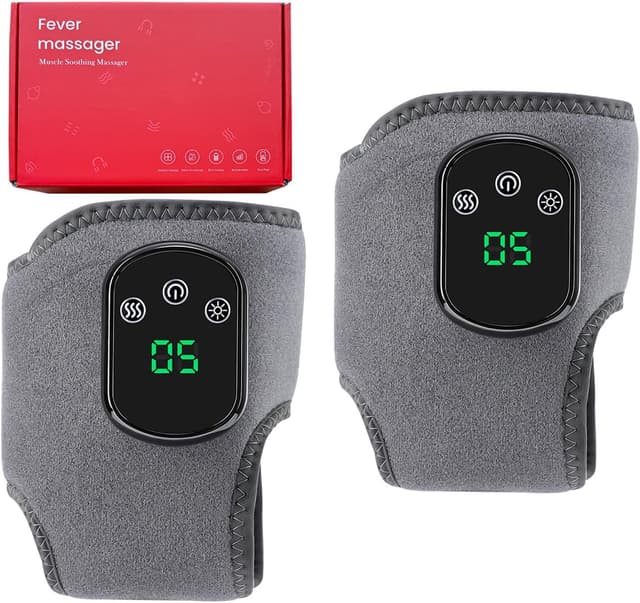 Detalle de Fußmassager Massagegerät für Füße mit Dreifach-Technologie (3-in-1), Akku, für Knöchel & Fußmassage – 2er-Set