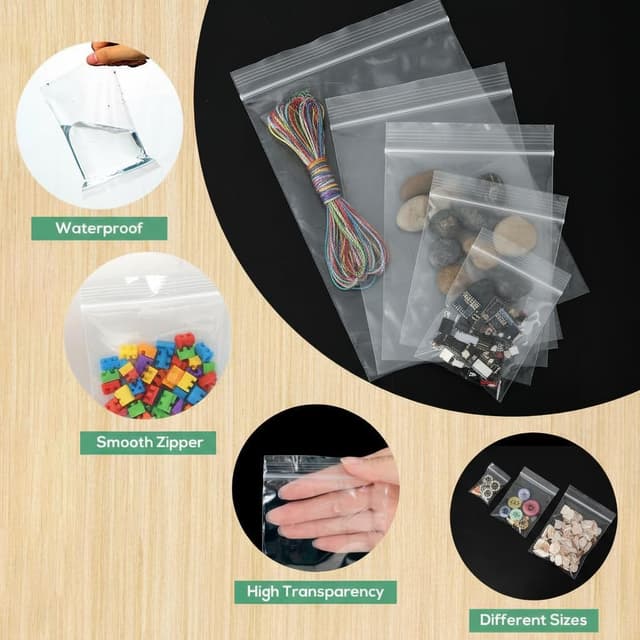 Thumbnail 3 de Cozary Sacchetti Plastica richiudibili 500pz