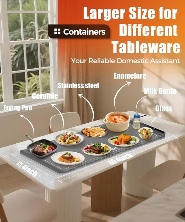 Detalle 2 de Warming mat food warmer 36x15 inch