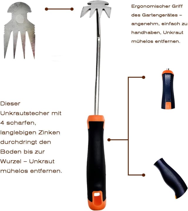 Detalle de Unkrautstecher Unkraut Entferner Set