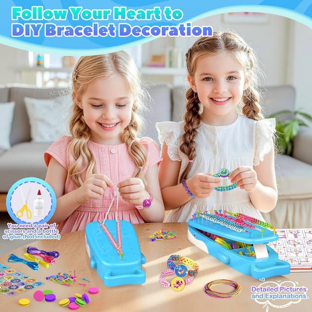 Thumbnail 2 de Whale Bracelet Making Kit for Girls 16 Pieces