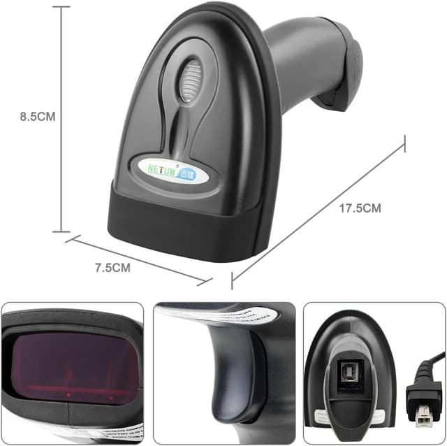 Thumbnail 2 de NETUM NT-1698W Barcode-Scanner 2600 mAh 🔎