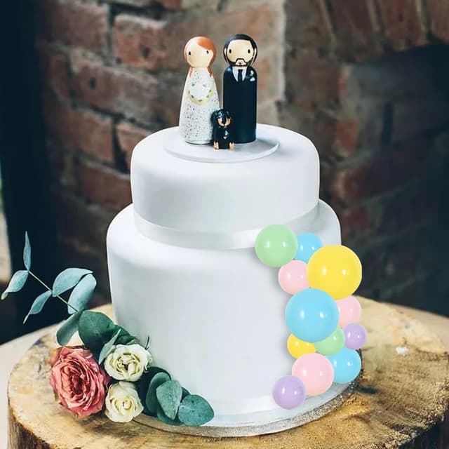 Thumbnail 5 de RIBBOOO 40 pcs pastel foam cake toppers ๐ฐ