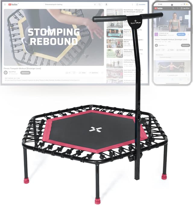 Thumbnail 6 de SportPlus Fitness Trampolin entrenamiento seguro