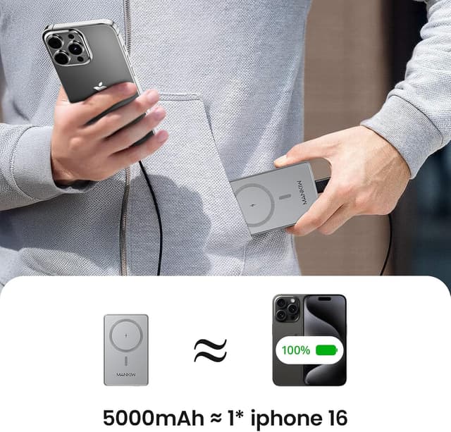 Thumbnail 6 de MANKIW Wireless PowerBank 5000mAh MagSafe