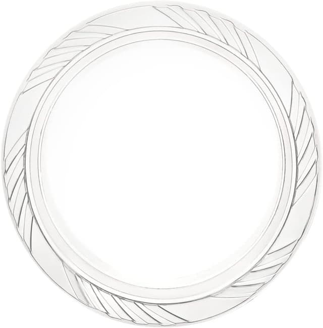 Detalle de Munfix Clear Plastic Plates Set (6-Inch) — 200 Disposable Dessert/Appetizer Plates for Parties & Events